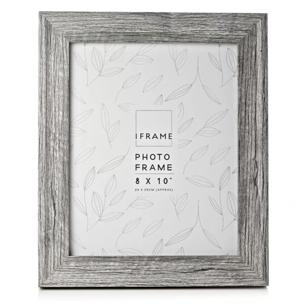 10X8 IFRAME MID GREY WOOD EFFECT P/FRAME