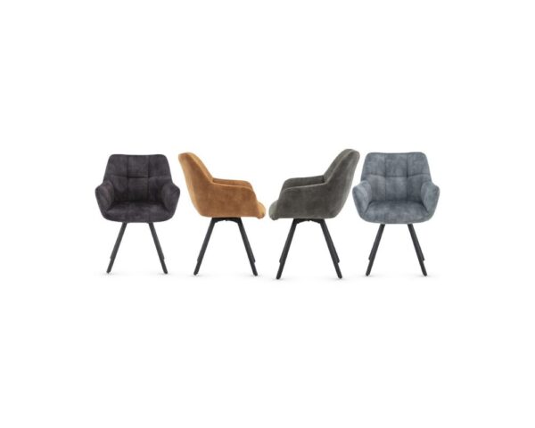 JADE SWIVEL DINING CHAIR - RUST - Image 2