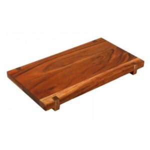 45cm WOODEN PEDESTAL TRAY