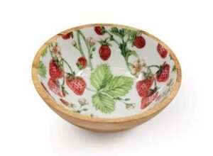17.5cm STRAWBERRY ENAMEL BOWL