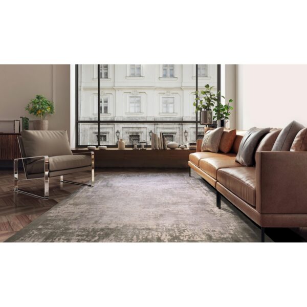 120x170 KUZA GREEN BORDER RUG - Image 4