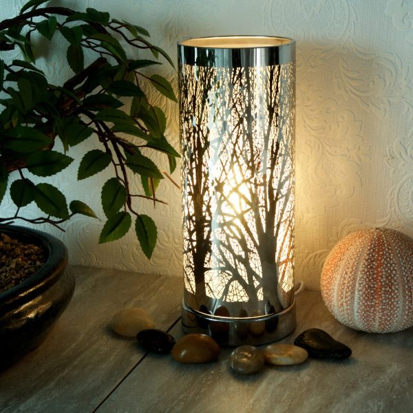 WHITE / SILVER AROMA TOUCH LAMP - Image 2