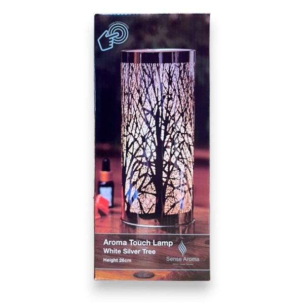 WHITE / SILVER AROMA TOUCH LAMP - Image 3