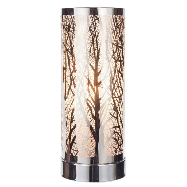 WHITE / SILVER AROMA TOUCH LAMP