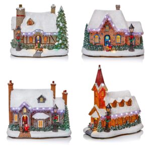20cm LIT CHRISTMAS HOUSE