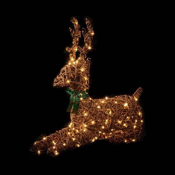 58cm M/A B/O LYING REINDEER 120 WW LED