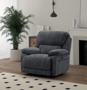 SEYMOUR E/RECLINING ARMCHAIR - CHARCOAL