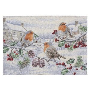 CHRISTMAS ROBINS PLACEMAT