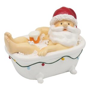 SANTA ON BATHTUB