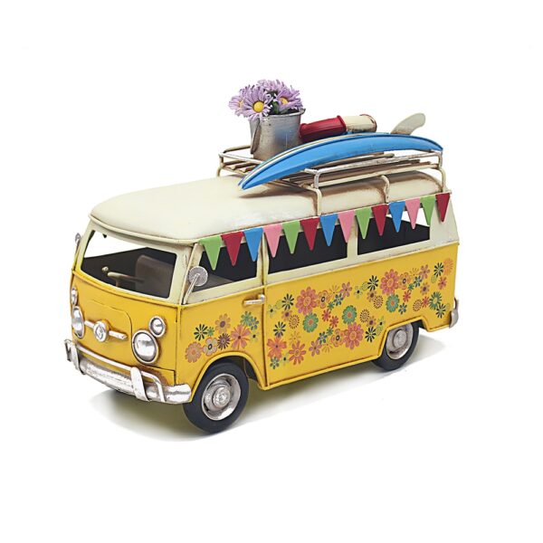 VINTAGE CAMPER VAN FLORAL