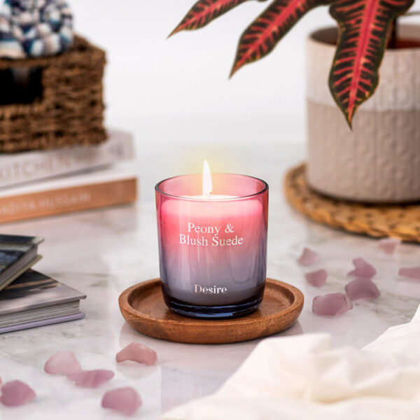 200g PEONY & BLUSH SUEDE CANDLE - Image 2