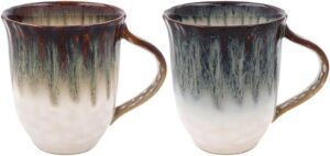 SET 2 REACTIVE GLAZE MUGS