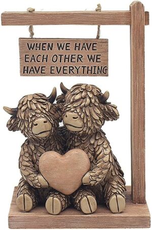 HUGHIE HIGHLAND COW EACH OTHER