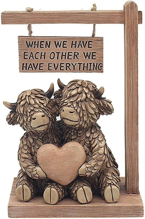 HUGHIE HIGHLAND COW EACH OTHER