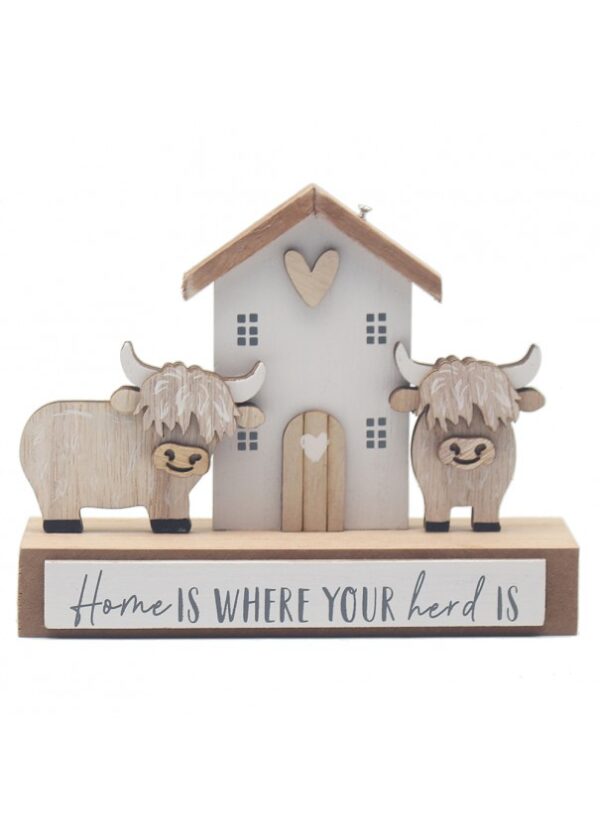 HIGHLAND COW PLAQUE