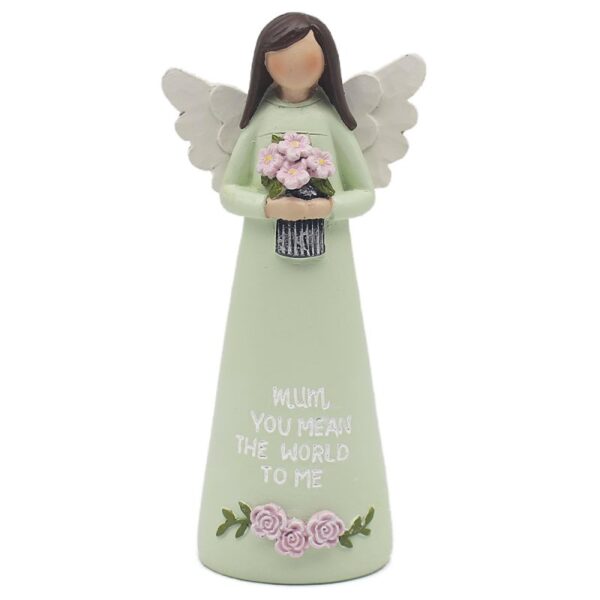15cm LOVE & AFFECTION ANGEL GREEN