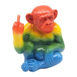 28cm RAINBOW MONKEY