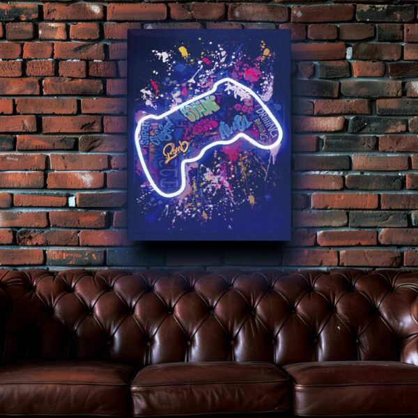 GAMER BOY WALL ART