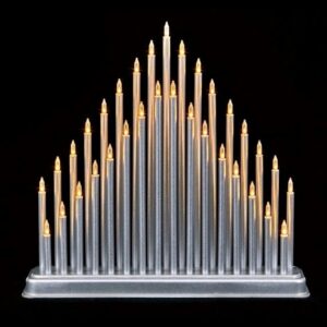 24cm 33 LIGHT SILVER CANDLEBRIDGE