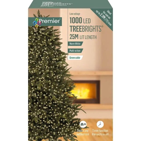 1000 M/A WARM WHITE LED TREEBRIGHTS TIMER LIGHTS