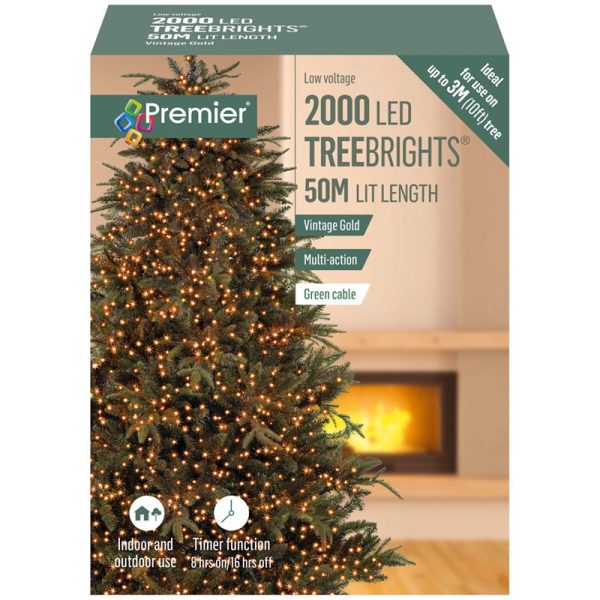 2000 M/A LED TREEBRIGHTS VINTAGE GOLD