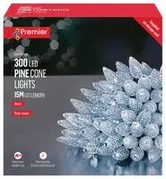 300L C6 PINE CONE LED WHITE LIGHTS