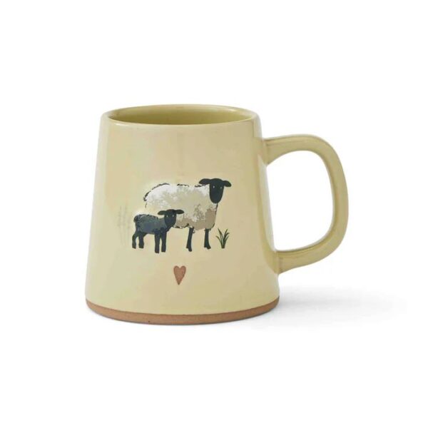 HIGHLAND SHEEP CONICAL MUG SAGE