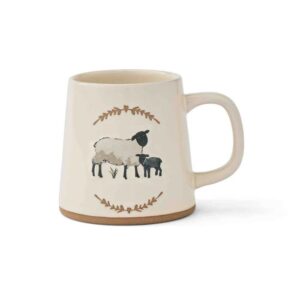 HIGHLAND SHEEP CONICAL MUG CREAM
