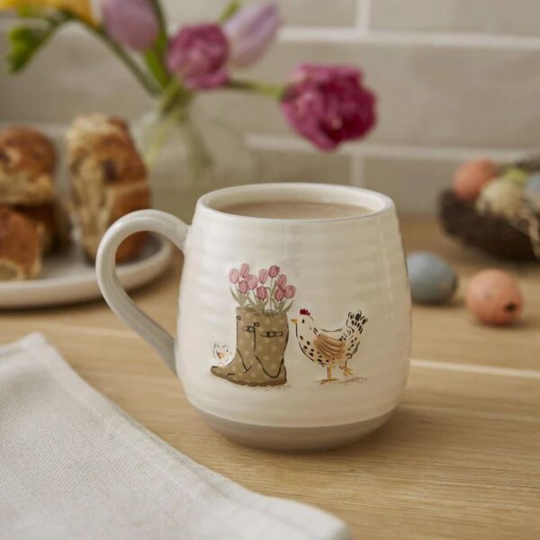 HEN HOUSE LANE WELLIES & HENS MUG - Image 2