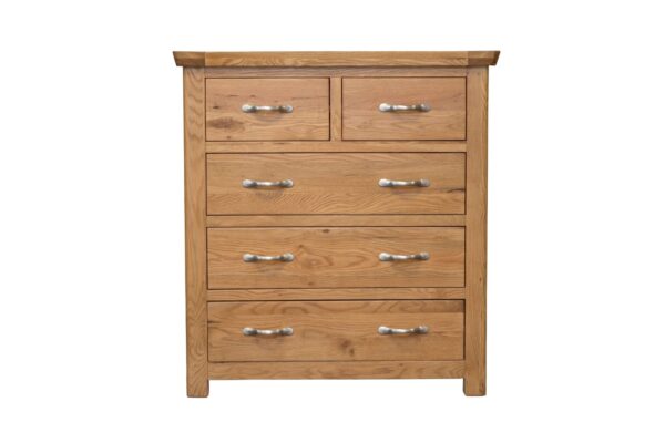 MANHATTAN OAK 5 DWR CHEST