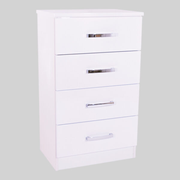 MIAMI WHITE 4 DWR MIDI CHEST - B HANDLE