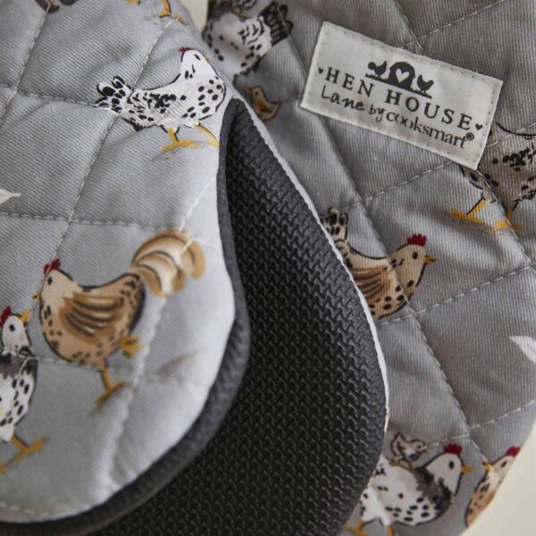 SET 2 HEN HOUSE LANE OVEN MITTS - Image 4