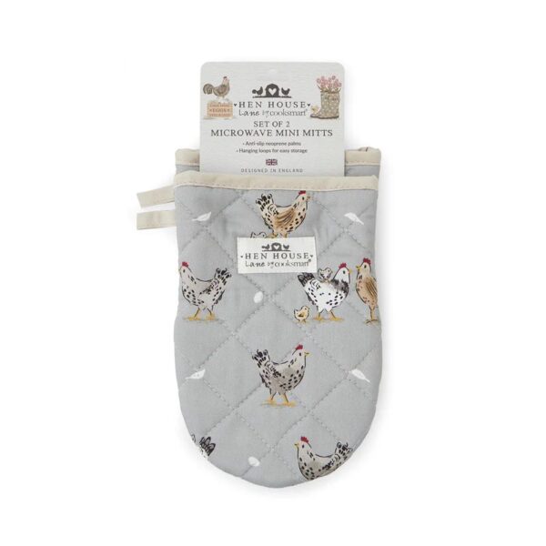 SET 2 HEN HOUSE LANE OVEN MITTS - Image 6