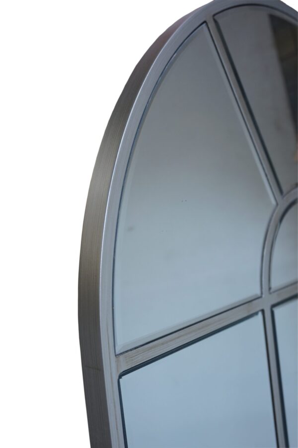 147x61 VOLDA PEWTER WINDOW MIRROR - Image 2