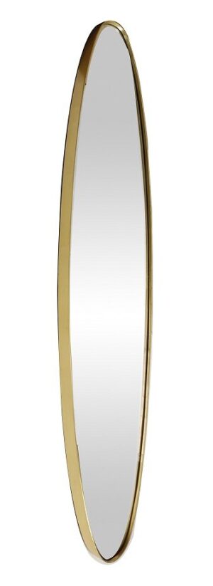 25x119 IZAR OVAL GOLD WALL MIRROR
