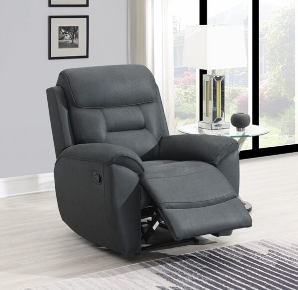 CANTERBURY ARMCHAIR M/RECLINING - SLATE