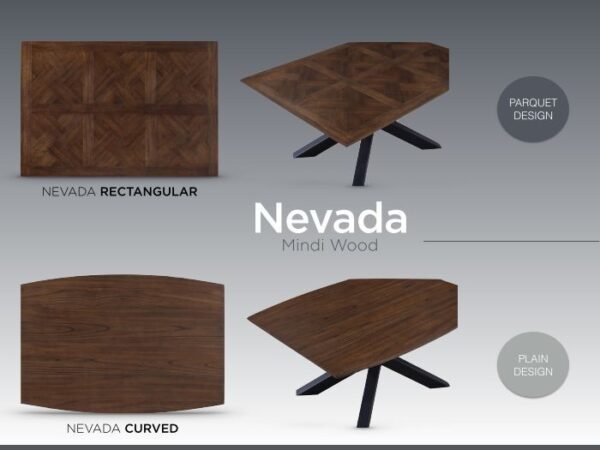 NEVADA CONSOLE TABLE - PARQUET TOP - Image 2