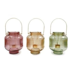 14.5x15cm GLASS T/LIGHT HOLDER