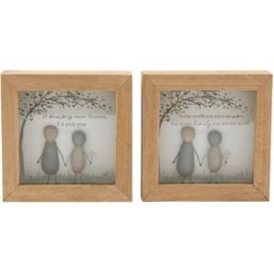 12cm PEBBLE PLAQUE - MUM