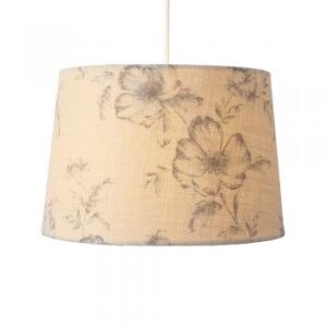 14in NAT LINES PATTERN SHADE