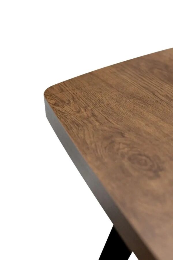 PANAMA 1.2m DINING TABLE - DARK OAK - Image 3