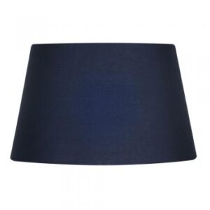 12in NAVY COTTON DRUM SHADE