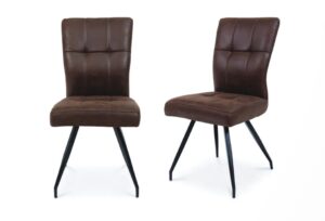 SABENA DINING CHAIR - ANT EBONY FABRIC
