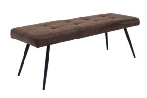 SABENA DINING BENCH - ANT EBONY FABRIC