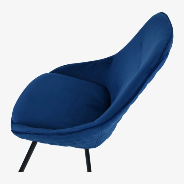 OLLIE NAVY SWIVEL DINING CHAIR - Image 3