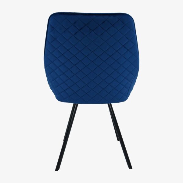 OLLIE NAVY SWIVEL DINING CHAIR - Image 4