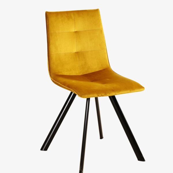 KARL MUSTARD DINING CHAIR - Image 2