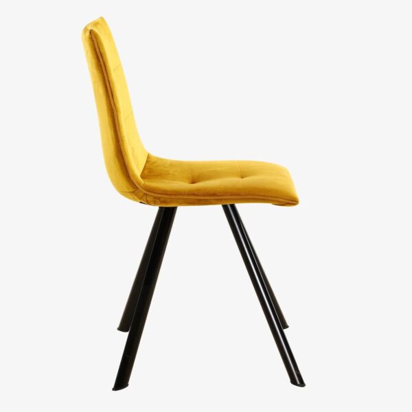 KARL MUSTARD DINING CHAIR - Image 3
