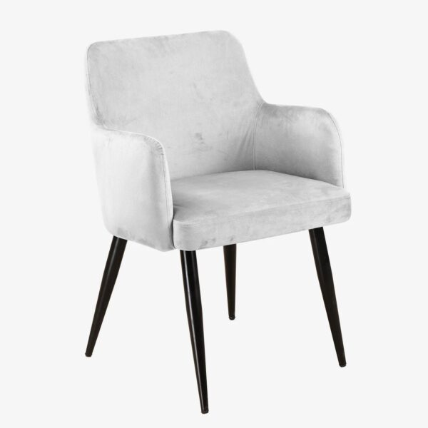 LARSEN GREY DINING CHAIR - Image 2