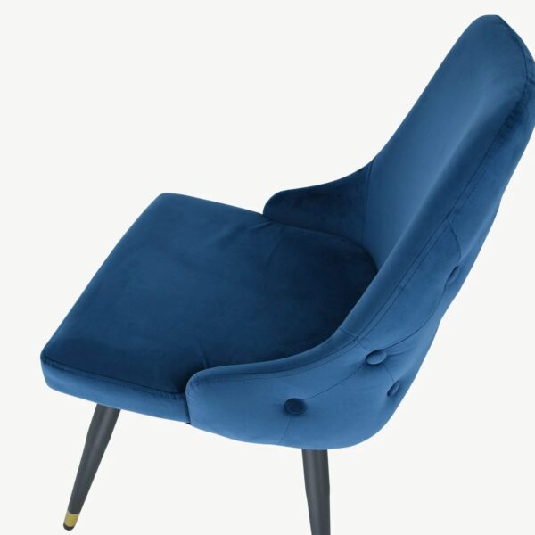 TATIA BLUE DINING CHAIR - Image 2
